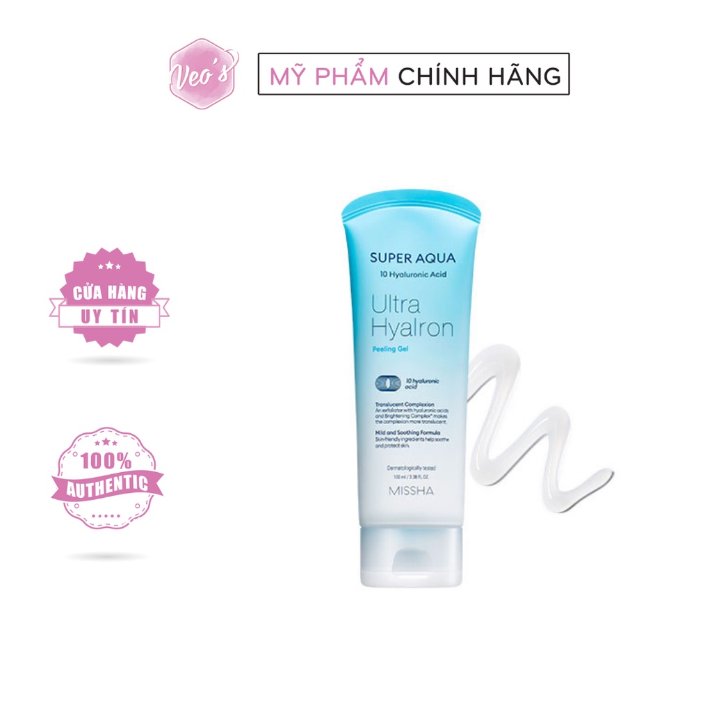 Tẩy Da Chết Missha Super Aqua Ultra Hyalron Peeling Gel 100ml