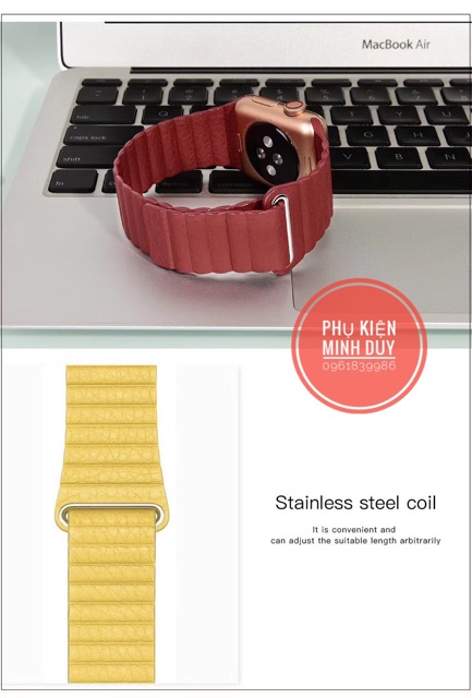 Dây da Leather Loop COTEetCI cho Apple Watch Series 1/2/3/4/5