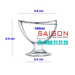 Ly Kem Ocean Delight Sundae Cup | Tùy chọn Dung Tích , Thủy Tinh Cao Cấp , Nhập khẩu Thái Lan