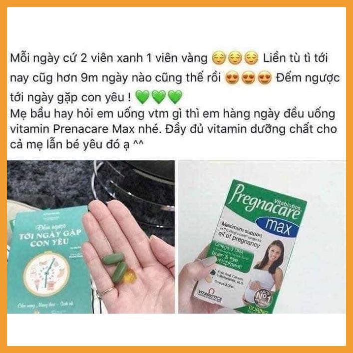 [HÀNG CHÍNH HÃNG] Vitamin tổng hợp Bà Bầu Pregnacare Max giúp bầu khỏe, không thiếu máu, đỡ nghén