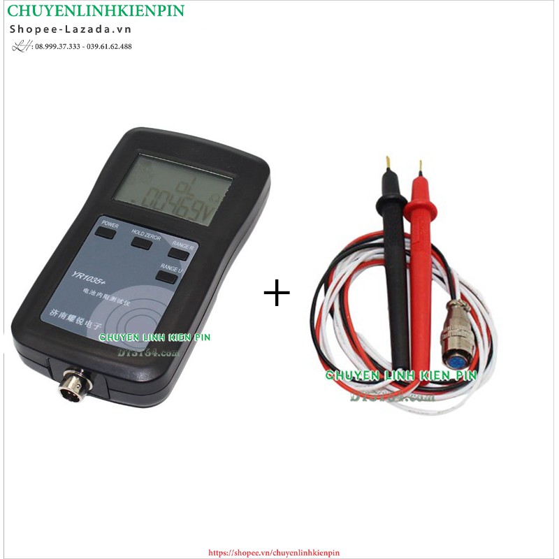 Máy đo nội trở YR1035+ chính hãng phiên bản Tiếng Anh ( BL64_231 )