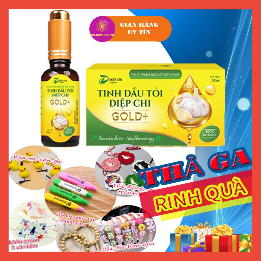 Dầu Tỏi Diệp Chi Gold + , Dứt Điểm Ho, Sổ Mũi, Cảm Cúm, Nguồn Kháng Sinh Tự Nhiên Cho Bé