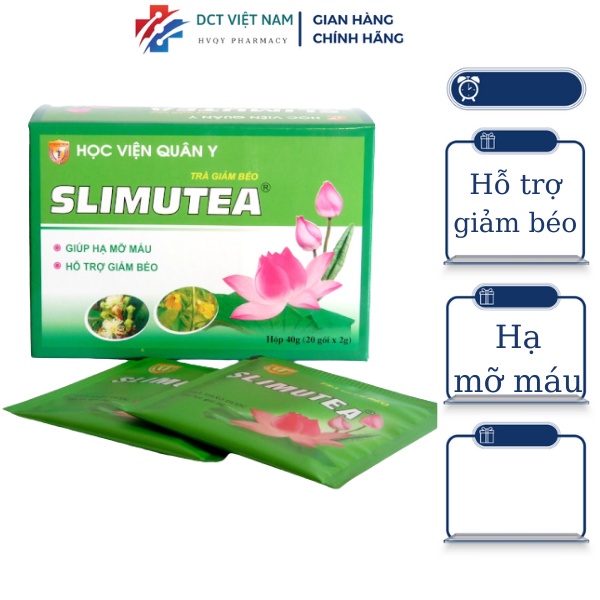 Trà giảm béo Slimutea Học viện Quân Y