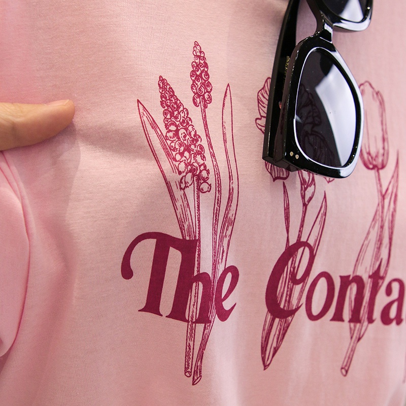 NRVP Áo Thun Tay Ngắn Cổ Tròn 100% Cotton Thời Trang Phong Cách Hàn Quốc Cho Nữ