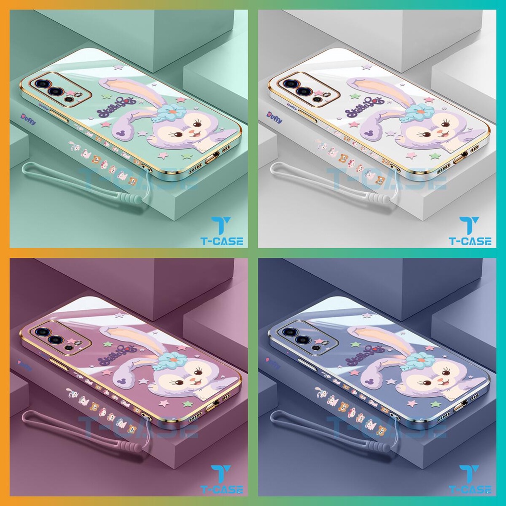 Ốp điện thoại OPPO A55 A54 A53 A52 A92 A91 A83 F1S A57 A39 A16 A16K Disney Stellalou Case With Lanyard Soft Case Cartoon Case TTZ