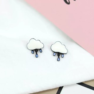Bông tai stud hình đám mây mới cực dễ thương