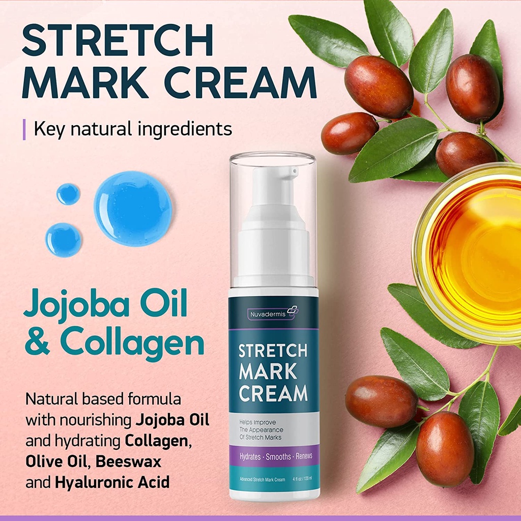 GEL DƯỠNG RẠN DA BỤNG BẦU NUVADERMIS - Chính hãng USA