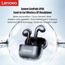 Tai nghe Bluetooth 5.0 TWS Lenovo LivePods LP40 Hàng Chính Hãng