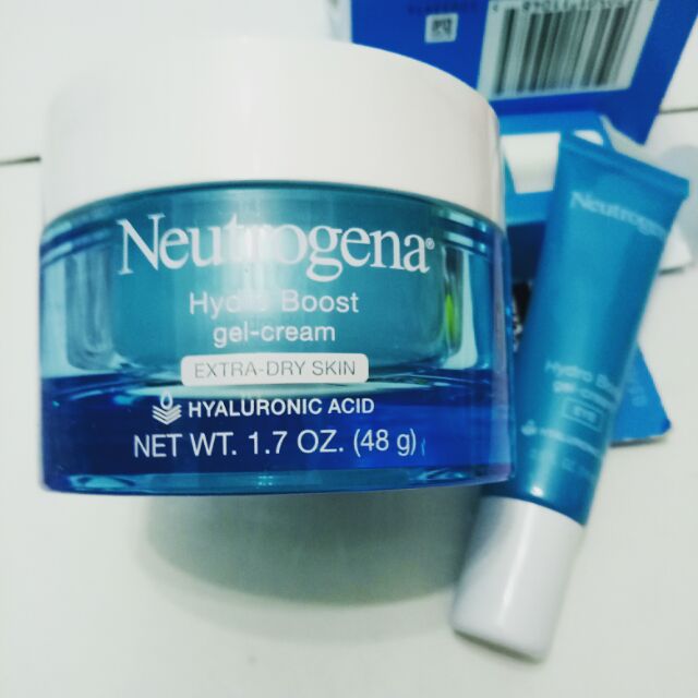 Combo Kem dưỡng cấp ẩm và kem vùng mắt Neutrogena Hydro Boost Water gel, Gel cream 48g