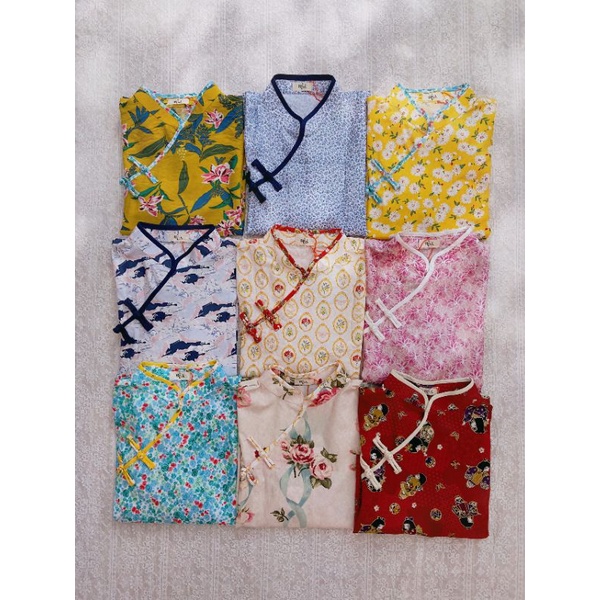 Áo sườn xám hoa 2023