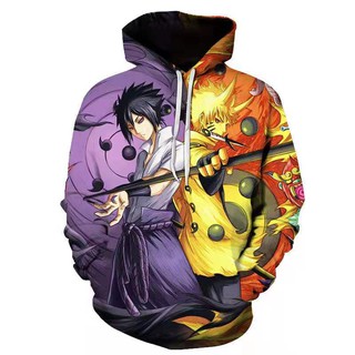 Áo Hoodie In Hình 3d Nhân Vật Trong Naruto