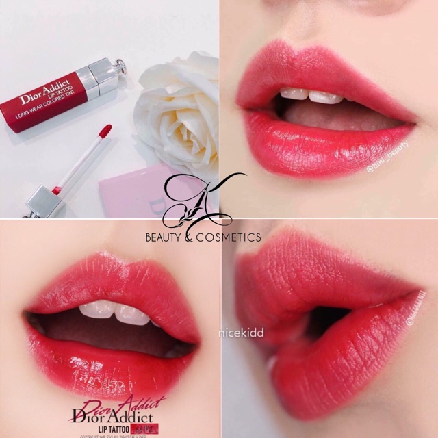 [FULLSIZE, UNBOX] Son Dior Addict Lip Tattoo 661 Natural Red Shopee