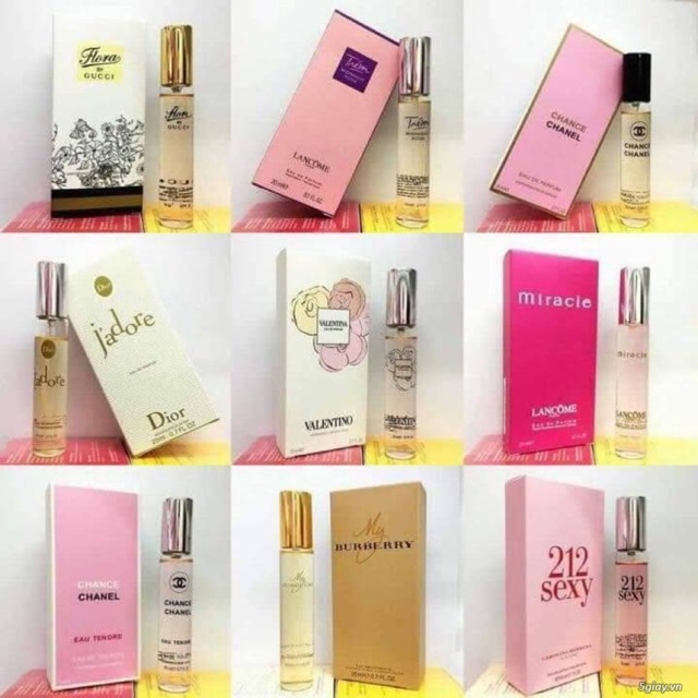 Nước hoa Mini dạng ống 20ml