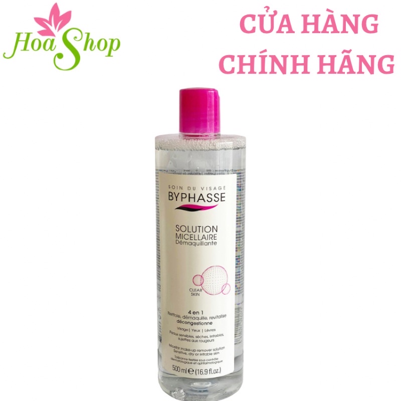 Nước tẩy trang BYPHASSE Solution Micellaire Face