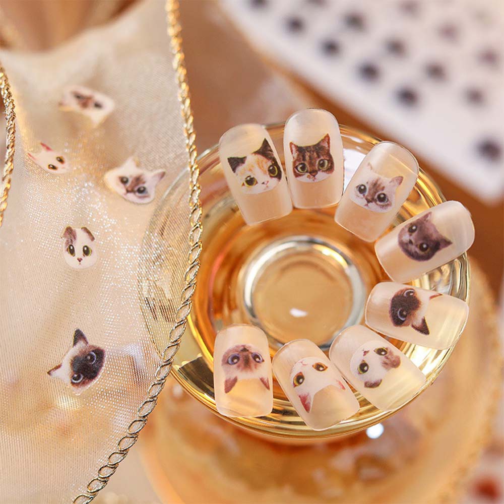 [Hàng mới về] Miếng dán trang trí móng 3d siêu mỏng hình hoạt hình chống thấm nước