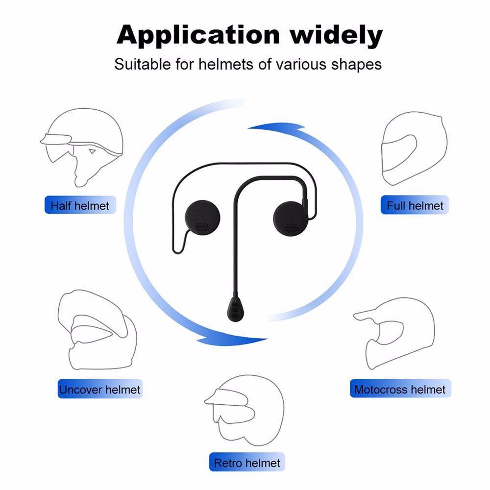 Tai Nghe Bluetooth AUGUSTINA VR Dùng Cho Mũ Bảo Hiểm