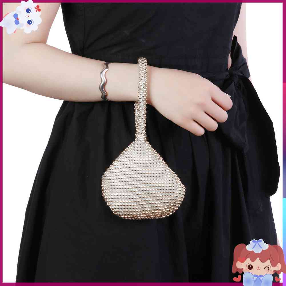 ✿Mars144✿Ví Cầm Tay Đính Kim Cương Giả Thời Trang Cho Nữ✿