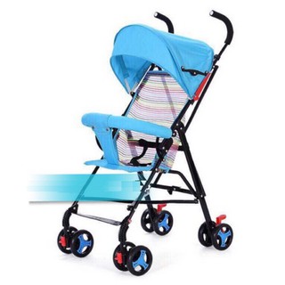 [Freeship] Xe đẩy trẻ em du lịch gấp gọn 2020 (mái che, phanh chân)