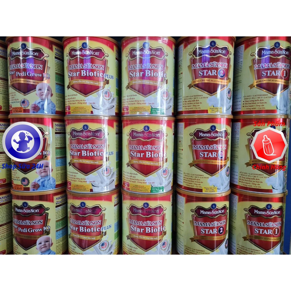 Mama Sữa Non Star Pedi Grow IQ lon 400g