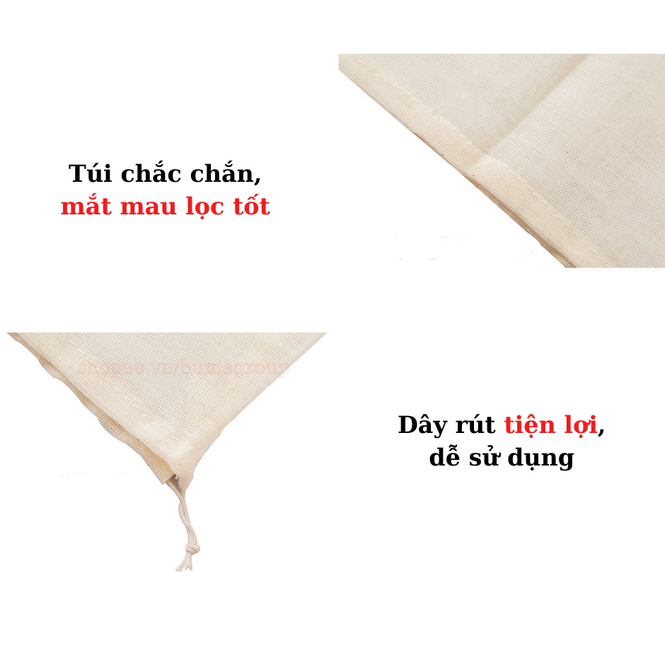 Túi Lọc Bã Trà, Thảo Dược Có Dây Rút