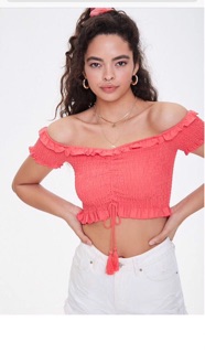 🔆🔆 ÁO CROPTOP SMOCKING  F21