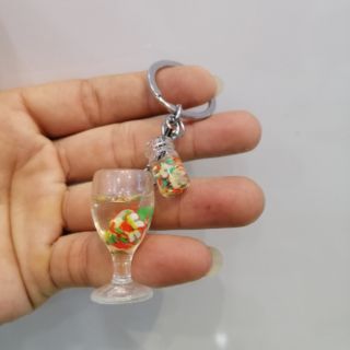 MÓC KHÓA BÌNH ỐC. LY TRÁI CÂY