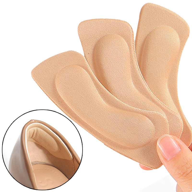 1 Cặp Đệm Cotton Dán Gót Giày Chống Trượt Bảo Vệ Lưng