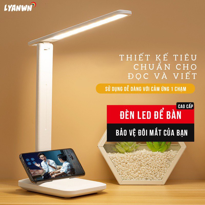 Đèn LED để bàn chống mỏi mắt, chống cận Hỗ Trợ Làm Việc , Học Tập