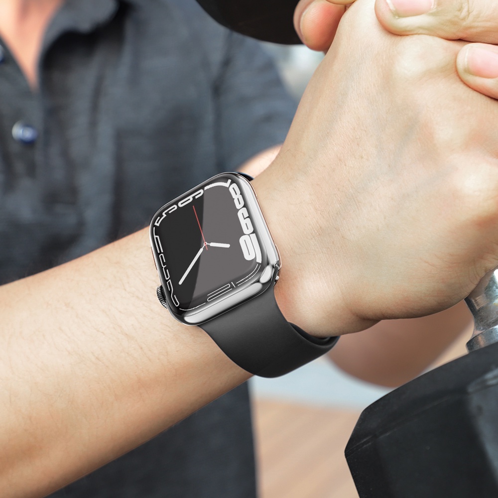 Ốp đồng hồ TPU mềm bảo vệ toàn diện thích hợp cho Apple Watch Series 7 Iwatch 7 41mm 45mm