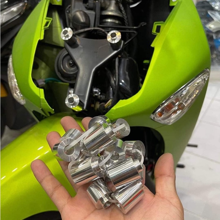 Khâu mặt nạ nhôm sử dụng cho Future Neo, Future X lên dàn áo WAVE 125 THÁI mặt nạ 3 lổ