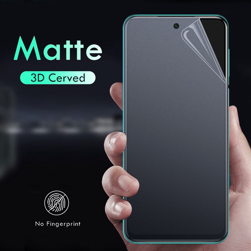 Miếng dán PPF nhám chống vân tay toàn diện cho Xiaomi 11T Mi 11 12 Lite 13 Redmi Note 8 7 9 10 11 12 Pro 9s 10t 10C A1 12C Poco X5 F3 X3 F4 C40