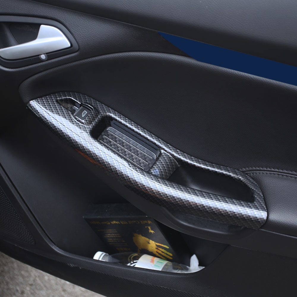 Bộ 4 Viền Bọc Công Tắc Cửa Sổ Xe Hơi Ford Focus 2019-2021 Lhd