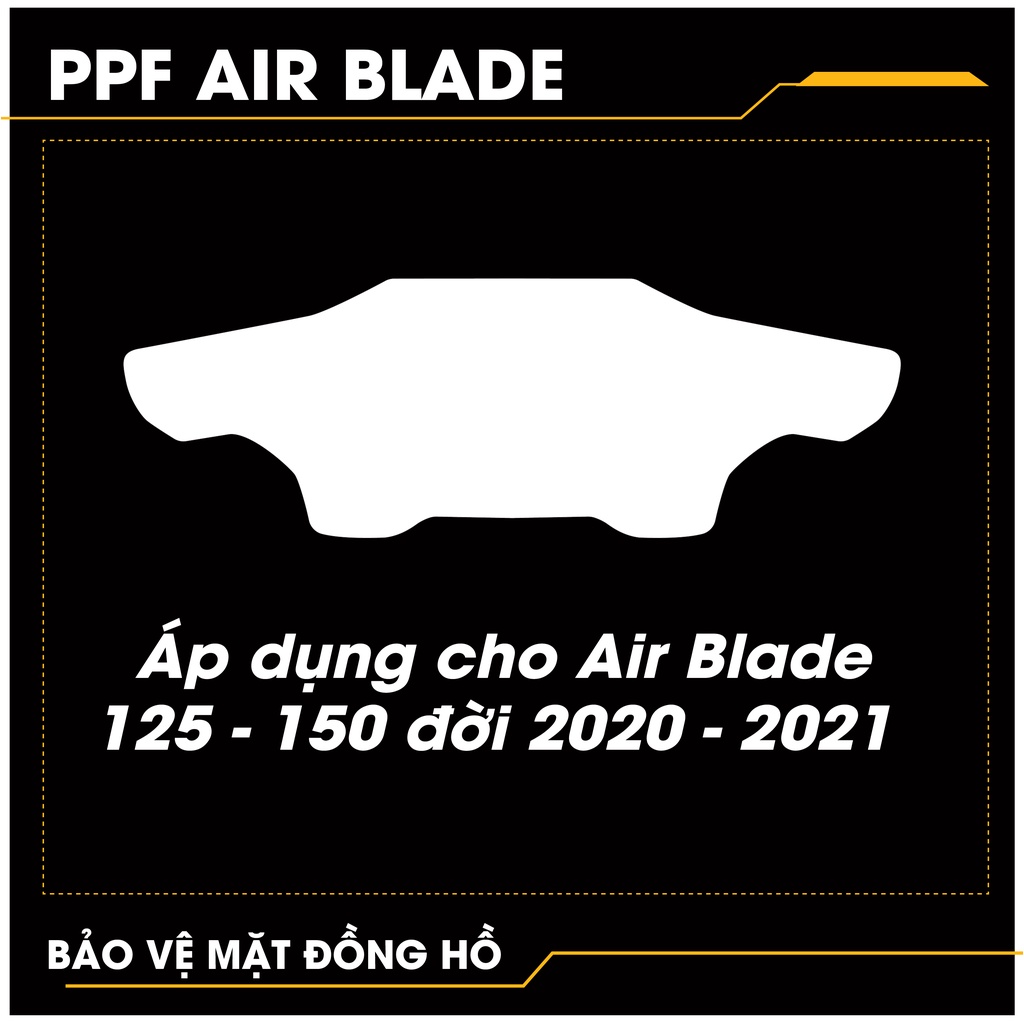 Miếng Dán PPF Mặt Đồng Hồ Xe Máy Honda AB, Vision, Winner X, SH, Air Blade...| Film Decal PPF Dán Đồng Hồ Chống Xước