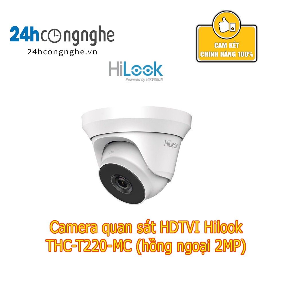 Camera quan sát HDTVI Hilook THC-T220-MC (hồng ngoại 2MP)