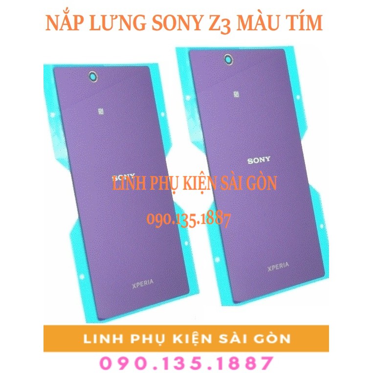 NẮP LƯNG SONY Z3 MÀU TÍM