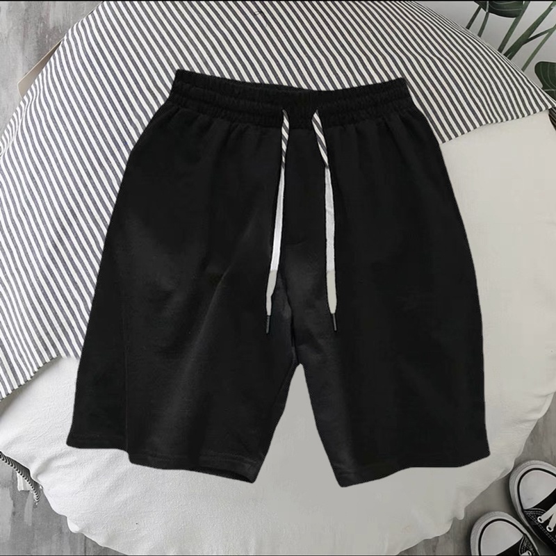 Quần Short Thể Thao Ống Rộng Màu Đen / Trắng / Xanh / Đỏ / Xám Thời Trang Cho Nam Và Nữ