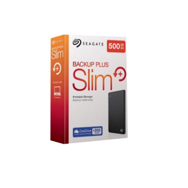 Ổ cứng di động Seagate 500gb Backup Plus Slim | BigBuy360 - bigbuy360.vn