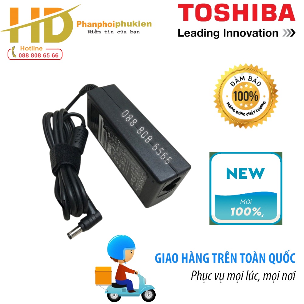 Sạc cho Laptop Toshiba 19v-3.42a