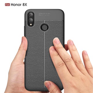 Ốp Honor 8x silicone vân giả da AUTOFOCUS Hàng Loại 1 Cao Cấp .