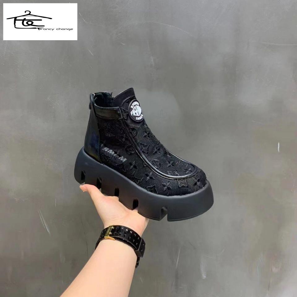 Giày Bốt Martin Đế Dày Phối Lưới Thoáng Khí Thời Trang Mùa Hè Hàng Mới Dành Cho Bé Gái 2022