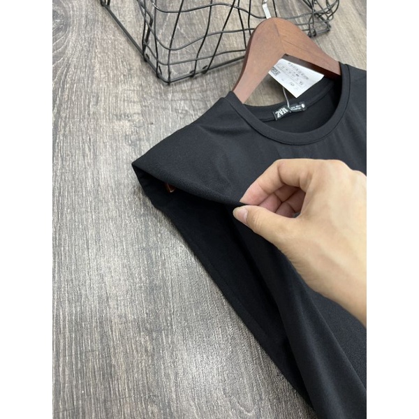 Đầm cotton maxi dáng suông xẻ tà vnxk