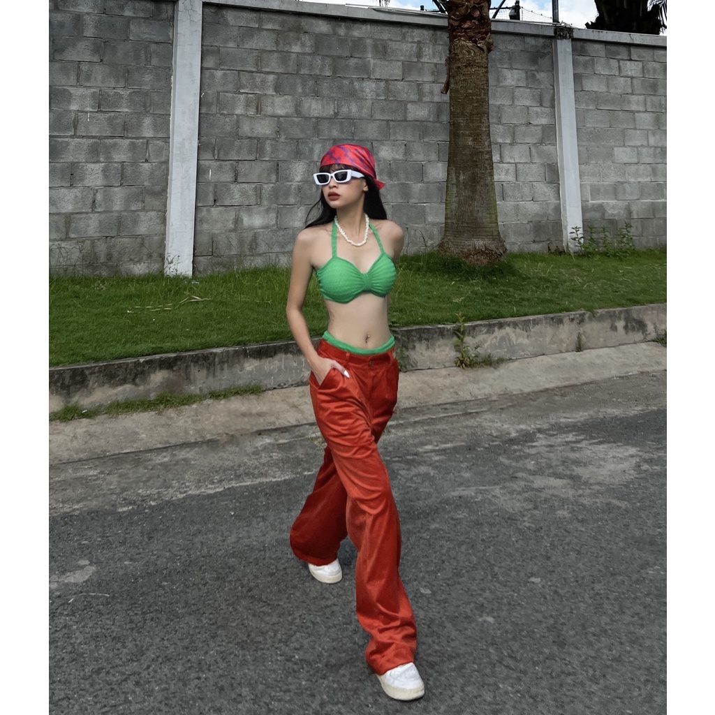 TARTAN - Hồng , Vàng , Cam , Tím - Velvet Pant / Pink, Yellow, Orange, Purple / Best Seller - Quần Nhung