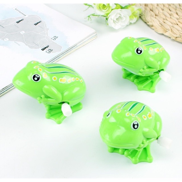 Đồ chơi cho bé hình Ếch xanh đáng yêu chạy cót