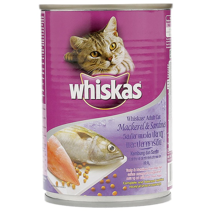 Pate whiskas lon 400g