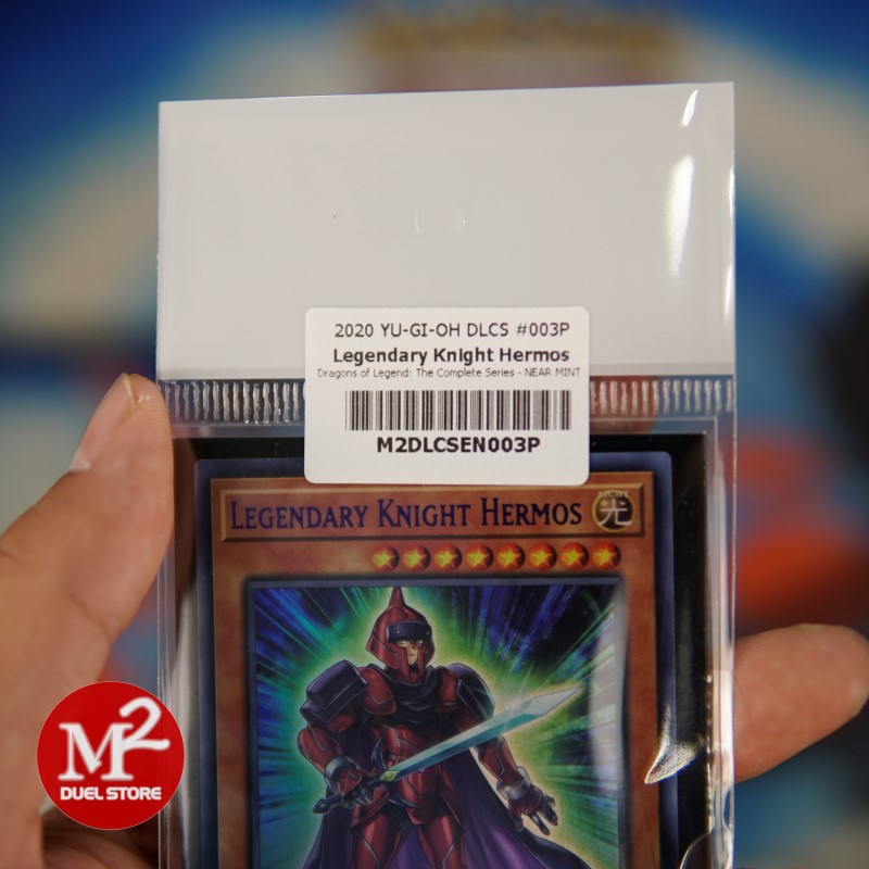 Lá bài Yugioh DLCS-EN003P Legendary Knight Hermos – Ultra Rare PURPLE - Đóng gói theo tiêu chuẩn M2SCCQ-Lite