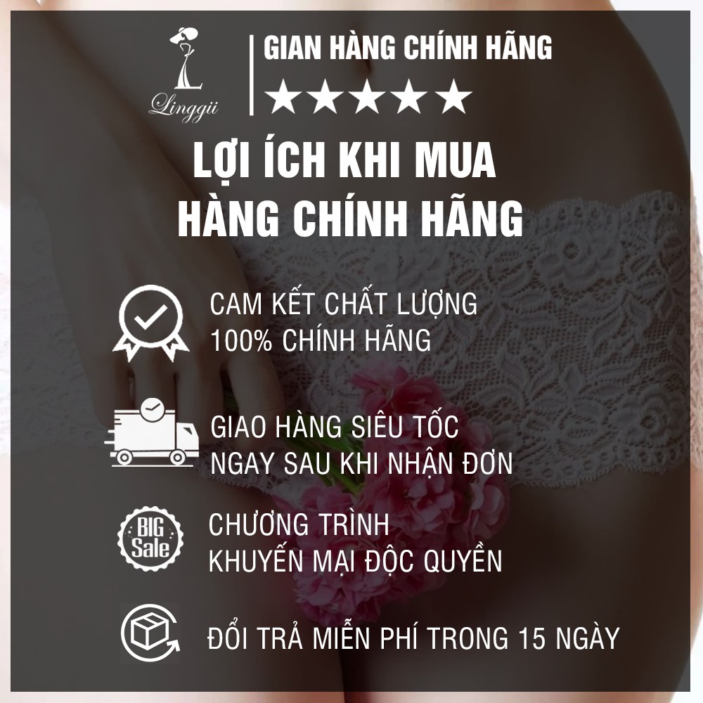 [CHÍNH HÃNG] Dung dịch vệ sinh phụ nữ LINGGII Làm Hồng Và Se Khít hương thơm từ Hoa Cỏ 120ml