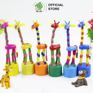 Đồ Chơi Gỗ Giải Trí Cho Bé Hươu Cao Cổ Mầm Store