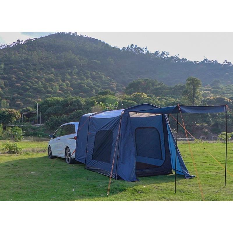 Xe Địa Hình SUV Ngoài Trời Đuôi Xe Có Mái Hiên Che Nắng Bên Xe Lều Chống Muỗi Chống Muỗi