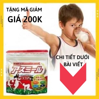 Sữa tăng trưởng chiều cao, bổ sung canxi Asumiru túi 180 gam Nhật Bản