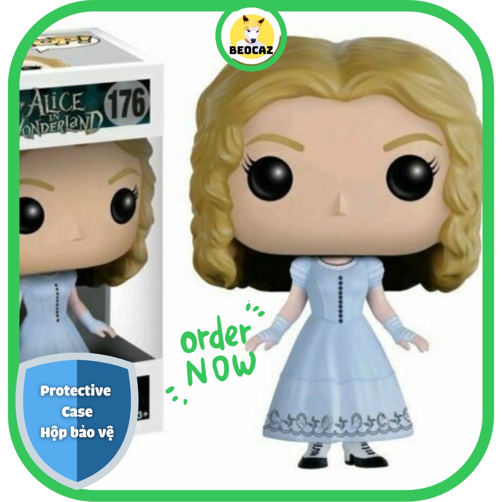 [Hỏa Tốc] [Tặng Hộp Bảo Vệ] [Chính hãng] Mô hình Funko Pop Alice ở xứ sở thần tiên Alice in Wonderland No.176 của Disney